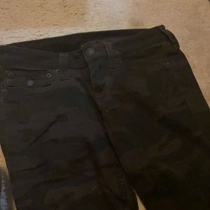 Gently Worn Camo True Religion Jeans